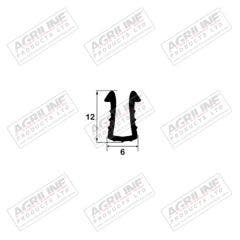 U' Type Glazing Rubber (5m Roll)