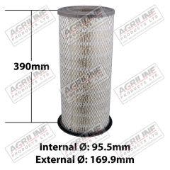 Fleetguard AF1641 Outer Air Filter suitable for Ford & Fordson -  D9NN9601AA  E9NN9601AA  E4NN9601BA