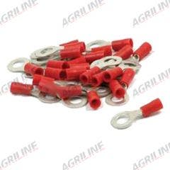 Ring Terminal Red 6mm (25 Pack)