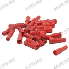 Bullet Terminals Red 4mm Female (25 Pack)