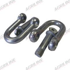 D Shackle Screw Type 10mm (Qty 2)