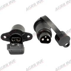 Auxiliary 3 Pin (Male) Plug & (Female) Socket