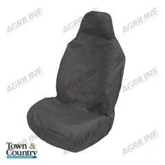 Universal Front Seat Cover- Black