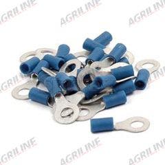 Ring Terminals Blue 6mm (25 Pack)