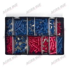 Blue & Red Terminal Assortment Box (530 Pcs)