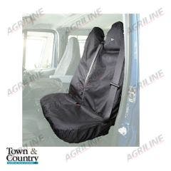 Ford Transit Van Double Seat Cover- Black