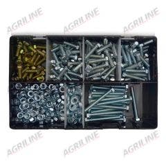 Metric M6 Bolt Nut & Washer Assortment Box (450 Pcs)