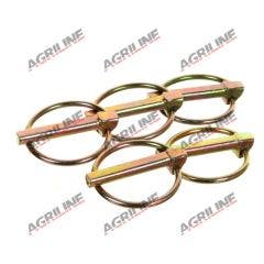 Round Linch Pin: 8mm Ø x 44.5mm (5 Pack)