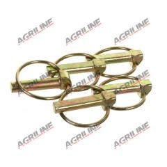 Round Linch Pin: 10.5mm Ø x 44.5mm (5 Pack)