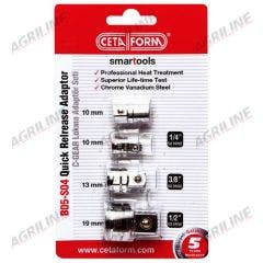 Bit Adaptor Set for Spanner 4 Piece
