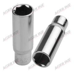 1/4" Sq. Drive Deep Hexagon Sockets 13mm