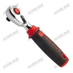 1/4" Sq. Drive Quick Release Reversible Stubby Ratchet