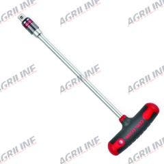 3/8" Sq. Drive Softgrip T-Handle Socket Driver