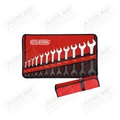 Combination Spanner Set Metric- 12 Piece (Tool Roll)