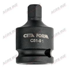 3/8" Sq. Impact Socket Adaptor 34mm