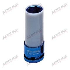 1/2" Sq. Drive Impact Deep Hexagon Sockets Plastic Sleeved