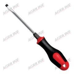 Slotted Screwdriver- Hex Bolster (6.5mm tip- 125mm length)