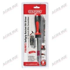 11 Piece Ratchet Bit Driver & Bit Set