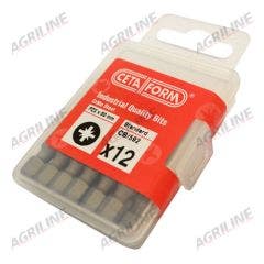 Posidriv Bits 12 pack (PZ2 x 50mm)