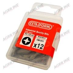 Phillips Bits 12 pack (PH1 x 25mm)