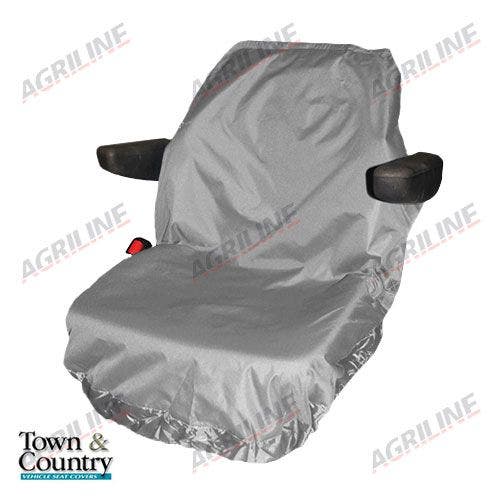 TOWN & COUNTRY STANDARD TRACTOR SEAT COVERS GREY 